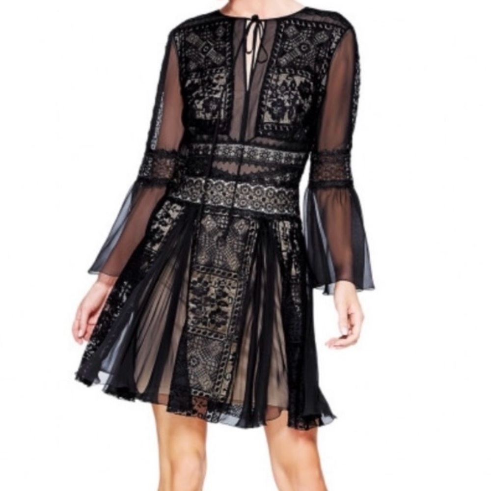 Tadashi Shoji Lace Mini Cocktail Dress